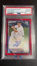 2024 Bowman Draft Auto Gage Ziehl #CPA-GZ /5 Red X-Fractor Yankees/Red Sox