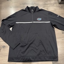 Nike Golf Therma-Fit Tour Performance FLORIDA GATORS 1/4 Zip Pullover Black L