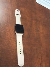 Apple Watch Series 5 44mm Rose Gold Aluminum GPS  Cellular Pink Silicone Band