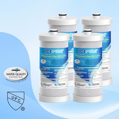 Water Filter Replacement for WF284 RF100 RWF1030 MPF16135 RWF2300A Icepure 4Pack