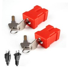 Electrical Plug Lock, 2 Pack Plug Lockout Device  Standard 2  3 Prong Plugs,
