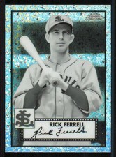 2021 Topps Chrome Platinum Black and White Mini Diamond #637 Rick Ferrell