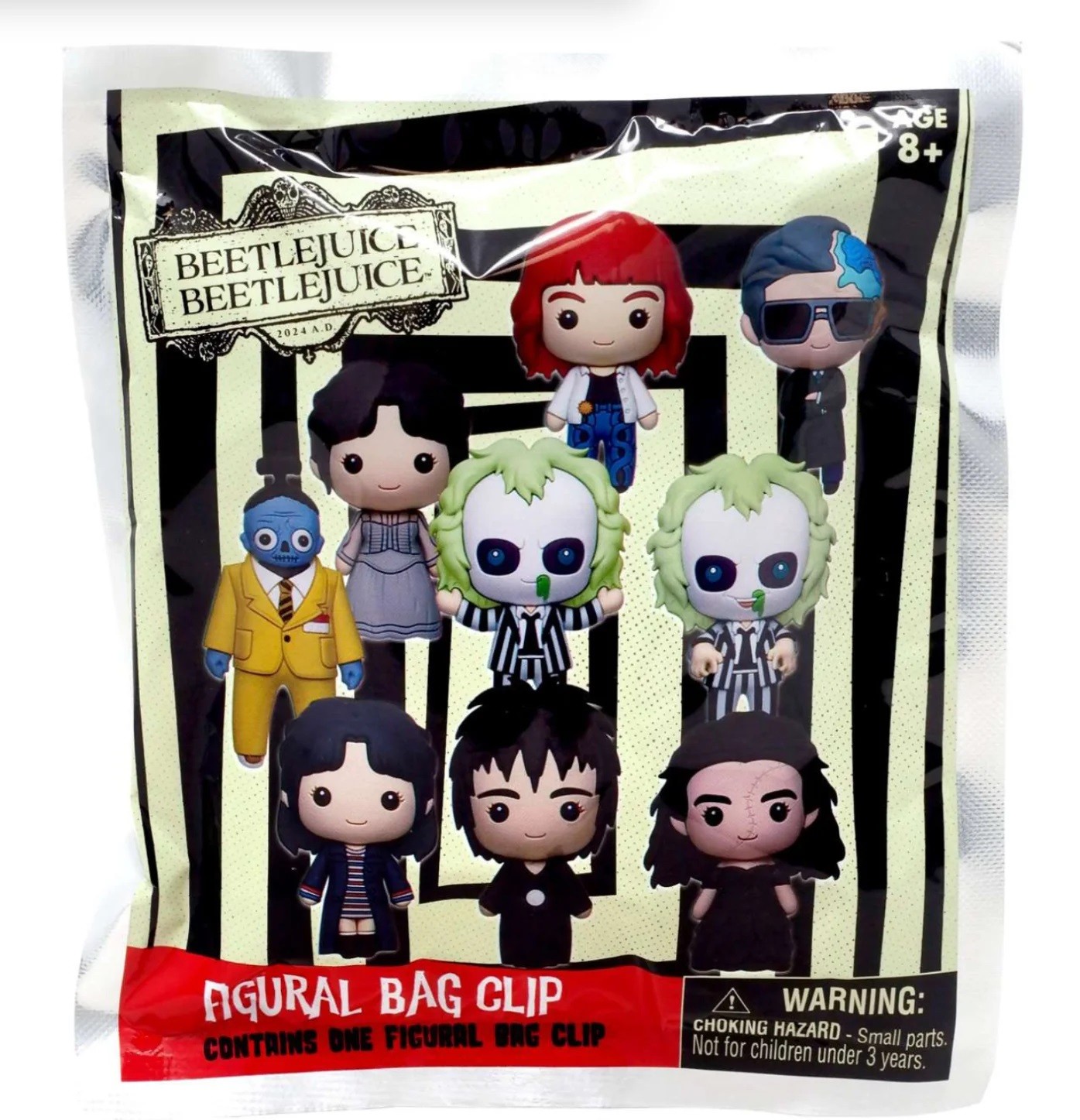 Beetlejuice Beetlejuice Mystery Backpack Buddies Keyring Keychain