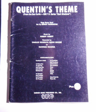 QUENTINS THEME-DARK SHADOW VAMPIRE TV SHOW-`SONGBOOK  *N BAND SET