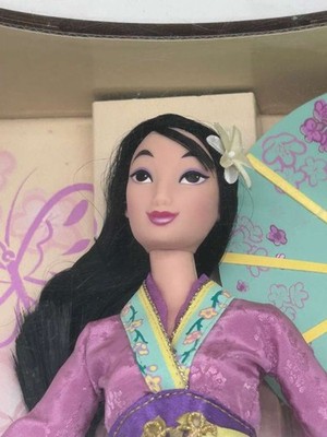 Vintage 2001 Disney Spring Blossom Mulan Doll Mattel Enchanted Seasons 29191 OB