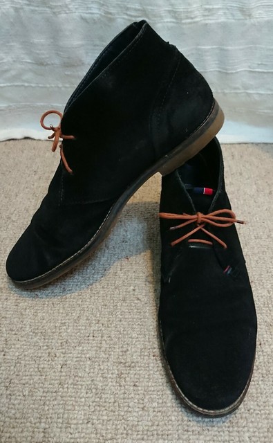 tommy hilfiger cozy warmlined suede boot