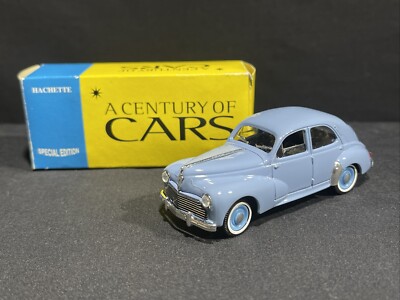 CENTURY OF CARS 1/43 PEUGEOT 203  MINT IN BOX #AEB6382