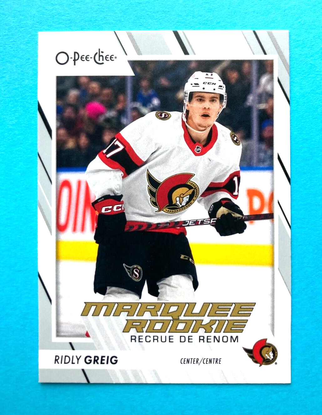 Ridly Greig  2023-24 O-PEE-CHEE  "Marquee Rookie" #543 Ottawa Senators