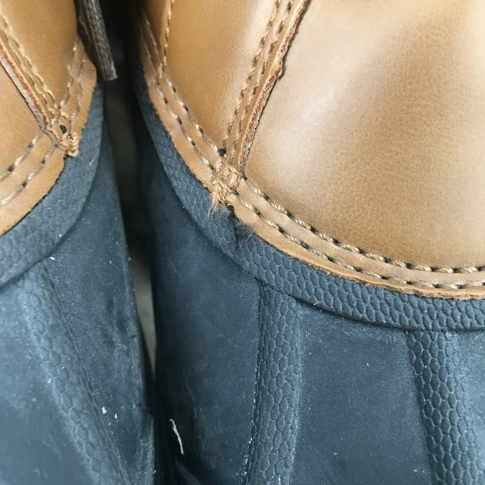 Magellan Outdoor Boots Mens 11 D Ankle Duck 160932 Brown Faux Leather Waterproof - Изображение 3 из 4