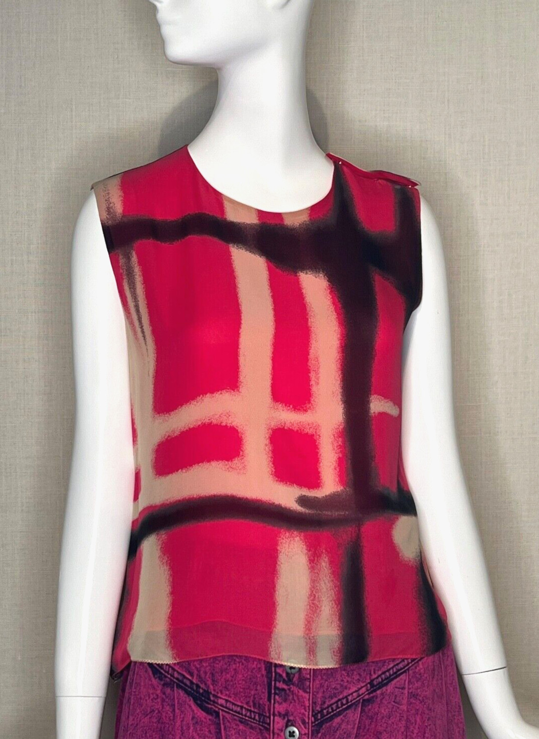 Documented Spring 2001 MARTINE SITBON Silk Chiffo… - image 2