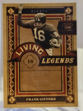 2010 Crown Royale Living Legends FRANK GIFFORD #11