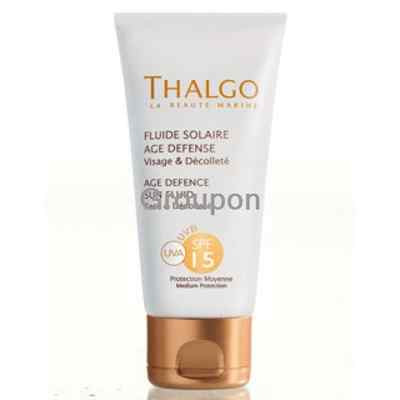 Thalgo SPF15 Age Defence Sun Fluid 50ml 1.69oz Free Shipping