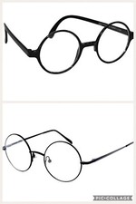 Harry Potter 2pack Glasses Combo, Plastic And Metal Frame. Nerdy. Bookworm.