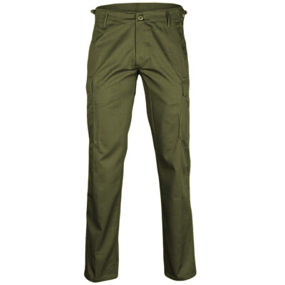 Mil-Tec US BDU Ranger Trousers Army Combat Pants Military Tactical Work Olive