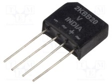 1 piece, Bridge rectifier: single-phase VS-2KBB20 /E2UK