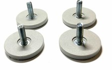 NUOVISSIMO ORIGINALE 4 PEZZI IKEA PIEDINI REGOLABILI LIVELLATORE GRIGIO BESTA M8 30 MM #114947