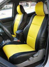 For Toyota Tacoma Trd 2009-2015 Custom Fit 2 Front Seat Covers Blackyellow