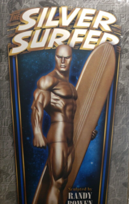 Bowen Silver Surfer CHROME Full Sized Open Hand Statue