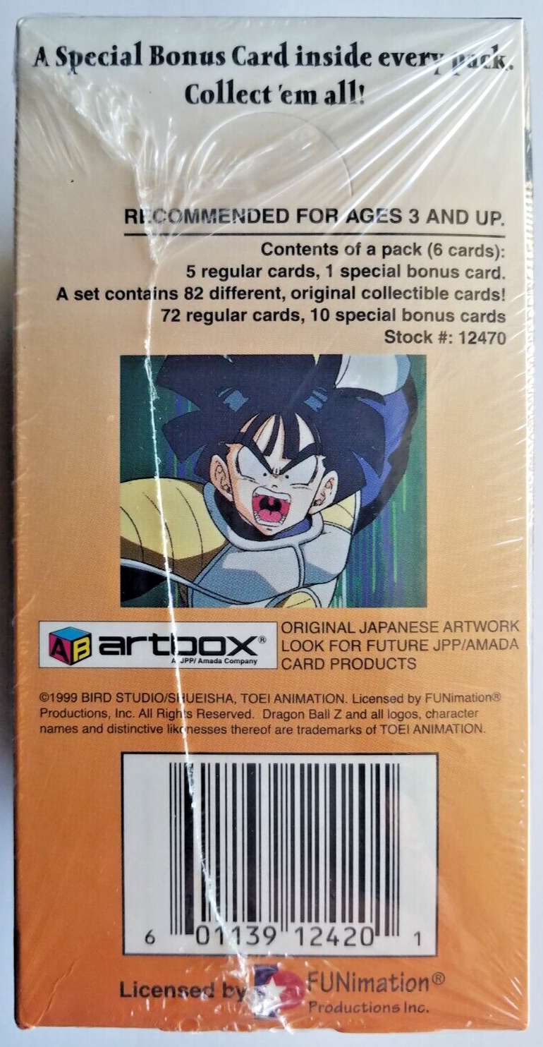 Dragon Ball Z Artbox Series 3 Card Box 24 Packs! 1999 Holo in Every Pack - Picture 4 of 6