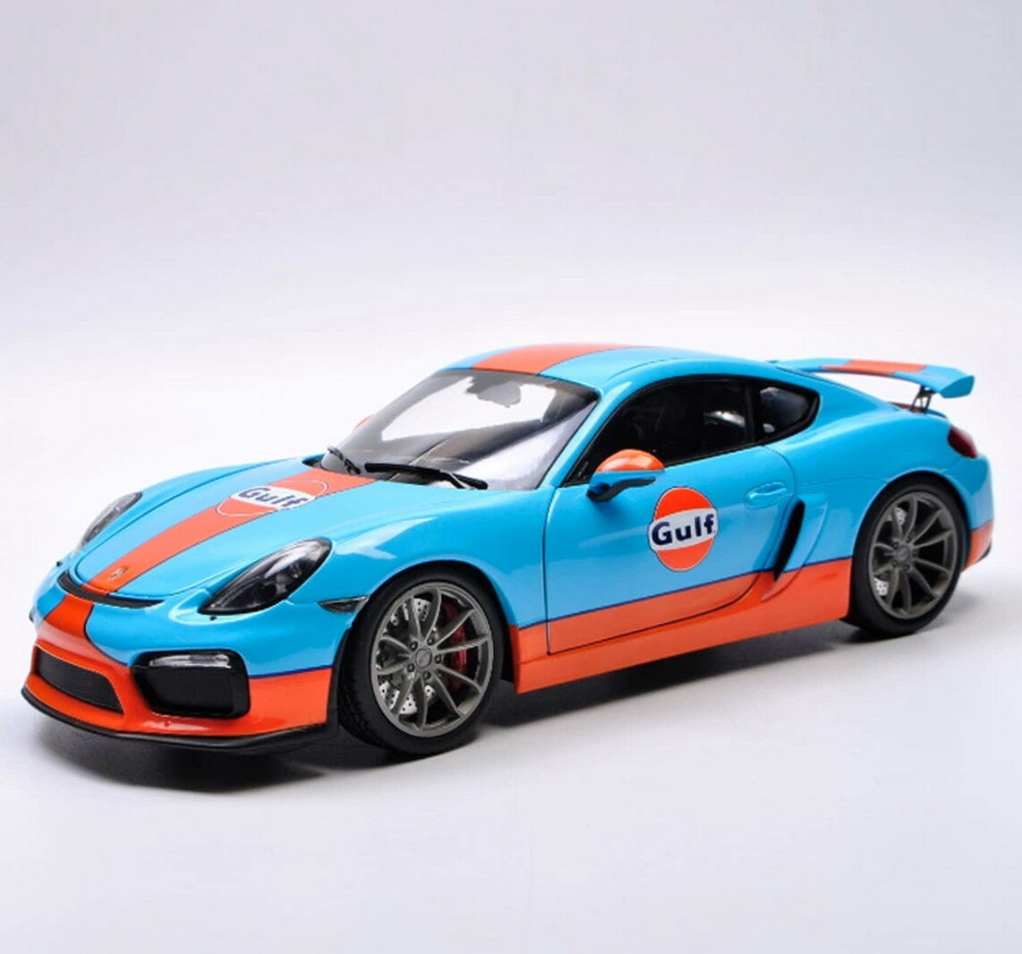 Schuco Gulf Porsche Cayman ミニカー 1/18 Schuco Gulf Porsche Cayman ミニカー 1/18 Schuco Gulf Porsche