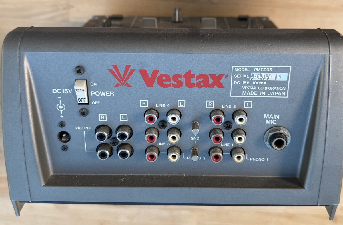 Vestax ベスタクス ミキサー PMC005 DJミキサー PMC-005 Vintage Vestax PMC-005 DJ Mixer | eBay