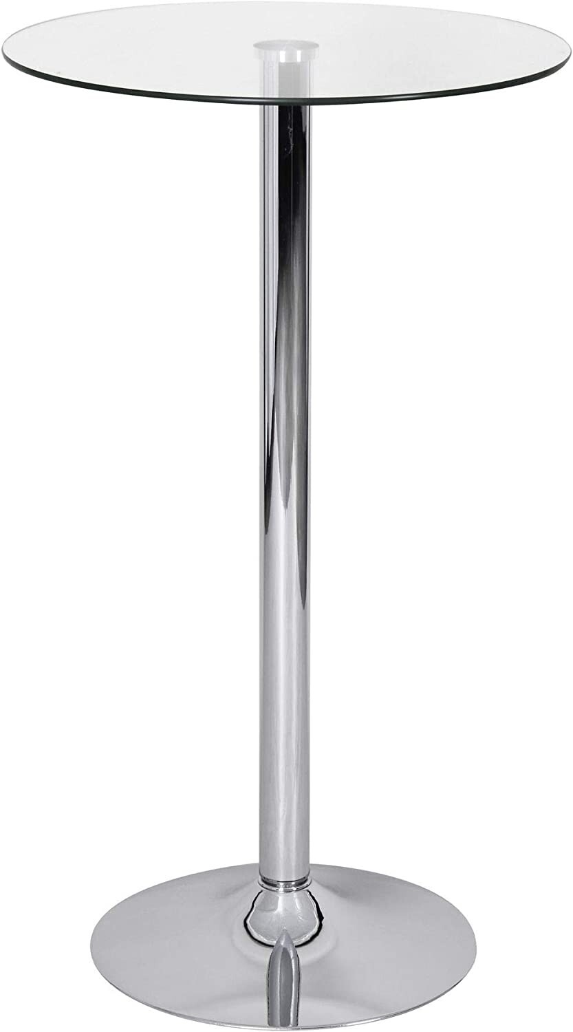 Mesa alta de dise�o multiusos, redonda, 60 cms. de di�metro.