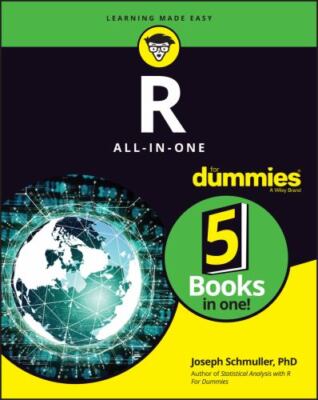 R All-in-One For Dummies, Schmuller, Joseph, Very Good Book