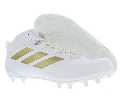 Adidas Sm Nasty Fly 2e Ncaa Men Shoes Size 12.5, Color: White/Gold