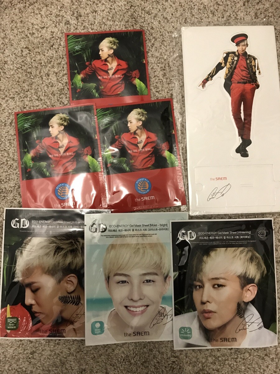 G-DRAGON [THE SAEM] Korean Promo Stand Up+ 6 Masks (Big bang