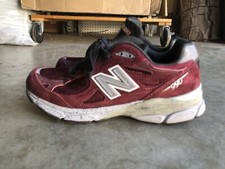 New Balance 990v3 Shoes Mens 12.5 Burgundy Harvard Made in USA US990MC3 Running New Balance 990v3 Made In USA Burgundy for Sale  main image 3