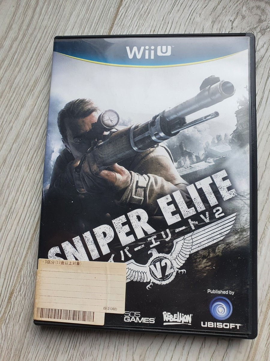 Sniper Elite V2 (Nintendo Wii U) Case &amp; Manual TESTED WiiU