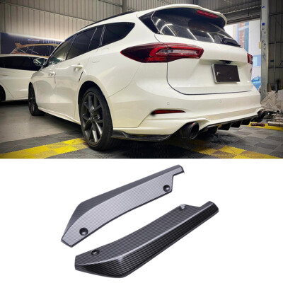 Für Ford Focus MK4.5 MK5 ST Carbon Heckstoßstange Lip Diffusor Splitter Canard
