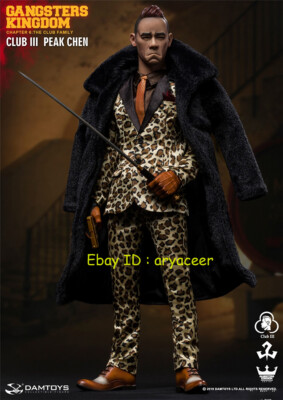 DAMTOYS GK018 Gangsters Kingdom 1/6 Club 3 Peak Chen Figure Model In Stock