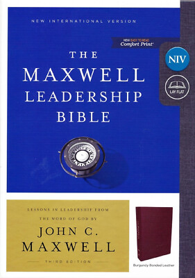 NKJV Maxwell Leadership Bible 3rd Edition Black (Comfort Print)(Imitat – CUM Books