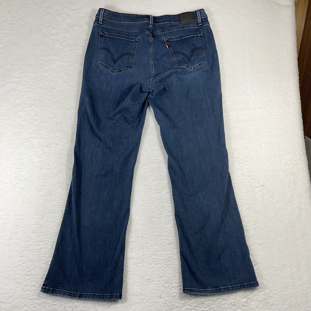 Levi's 529 Jeans Womens 33 (32x30.5) Curvy Bootcut Blue
