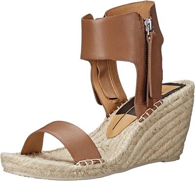 NEW Dolce Vita Gisele Caramel Espadrille Wedge Women's Sandal