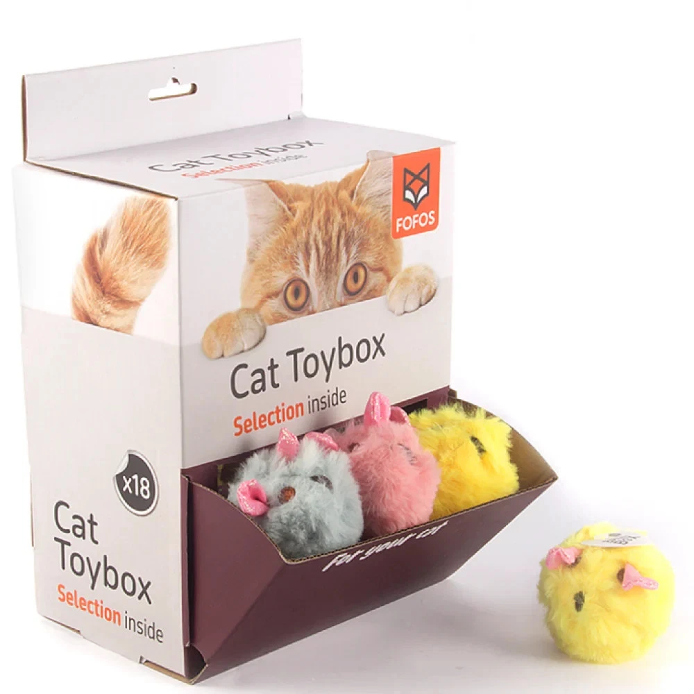 Barkbutler x Fofos Rattle Mouse Chew Toy for Cats