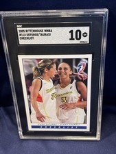 2005 Rittenhouse WNBA Diana Taurasi Rookie Card Graded 10 Gem Mint Anna DeForge. rookie card picture