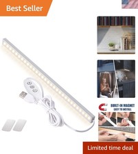 Ultra-Slim 12" Dimmable LED Under Cabinet Light with Tool-Free Magnetic Mount