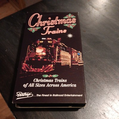 Christmas Trains VHS Pentrex Steam Diesels Santa Claus Toy Music