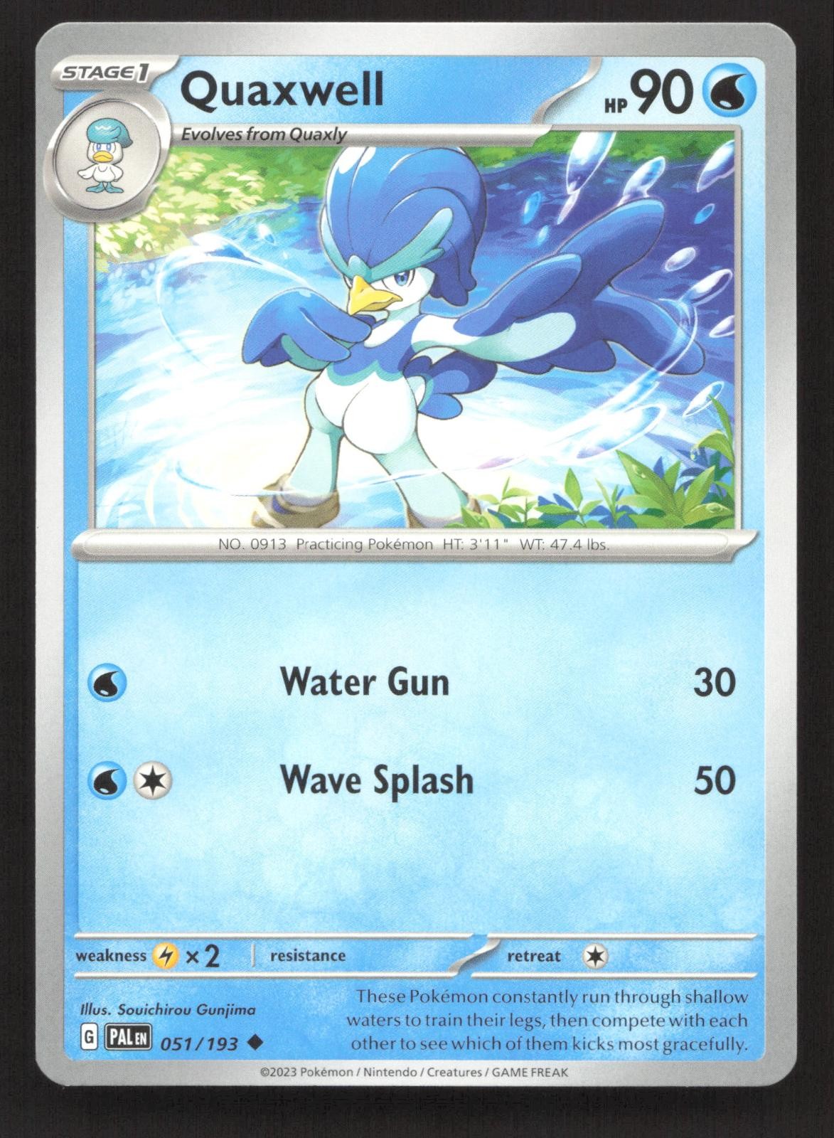 Quaxwell 051/193 Paldea Evolved Uncommon Pokemon NM/M