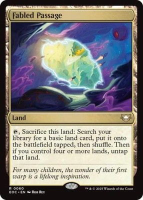 ~ Fabled Passage ~ NM ~ Commander: Edge of Eternities ~ MTG ~