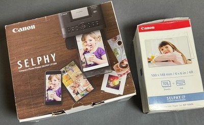 Canon SELPHY CP1300 Wireless Compact Photo Printer Box of Paper NIB