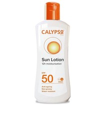 Calypso Sun Lotion 200ml SPF 50 12h Moisturisation, Anti-Ageing, Water Resistant 57.45 per litre