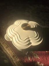 Smith & Clark Ironworks Cast Iron Enamel Stock Pot White Used