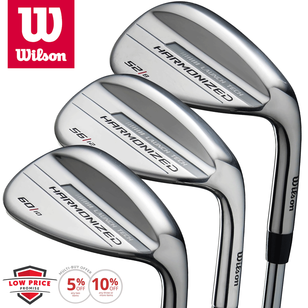 WILSON 2026 HARMONIZED SOLE GRIND SPIN GROOVE CHROME GOLF WEDGE