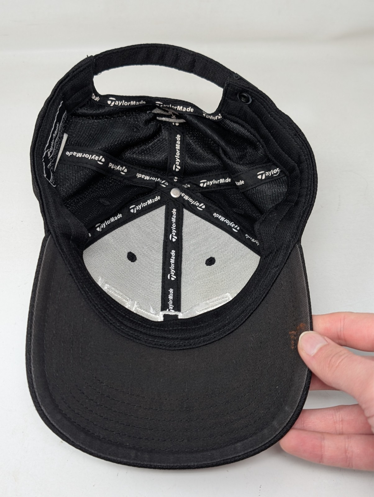 TaylorMade Lethal Strapback Baseball Hat Cap Blac… - image 5
