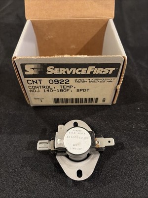 CNT 0922 / CNT0922 CONTROL TEMP ADJ 140-180 F SPDT NIB