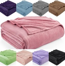 Blanket king Blankets queen twin throw full Baby size fleece soft for bed Large