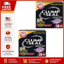 2 Pack ARM HAMMER Clump Seal Cat Litter Multi-Cat Complete Odor Sealing Clay